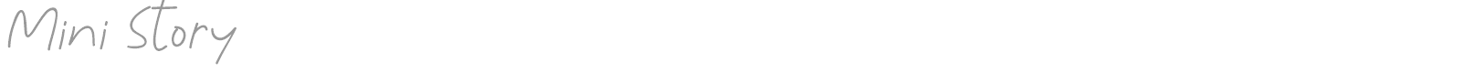 Mini Story font preview